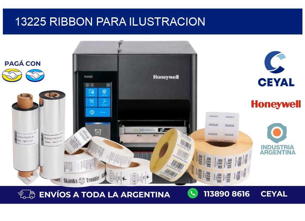 13225 ribbon para ilustracion