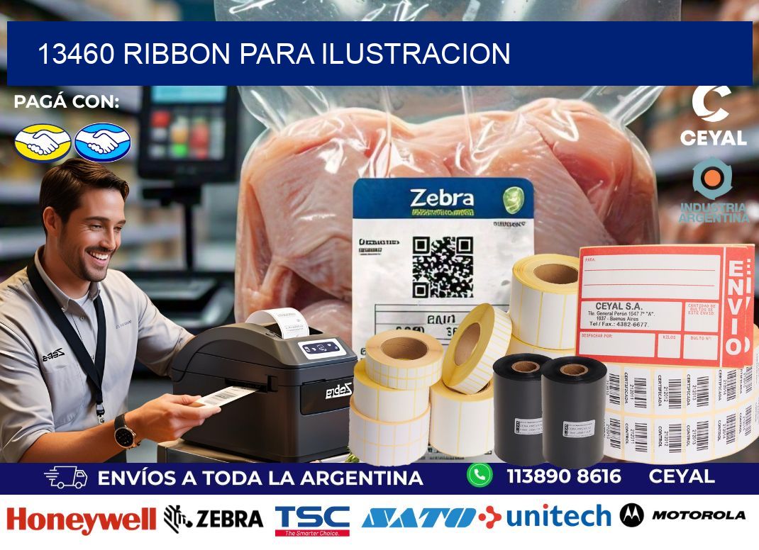 13460 ribbon para ilustracion