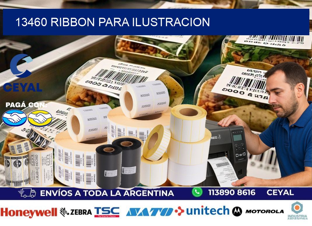 13460 ribbon para ilustracion