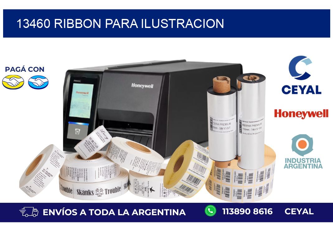 13460 ribbon para ilustracion