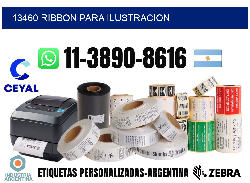 13460 ribbon para ilustracion