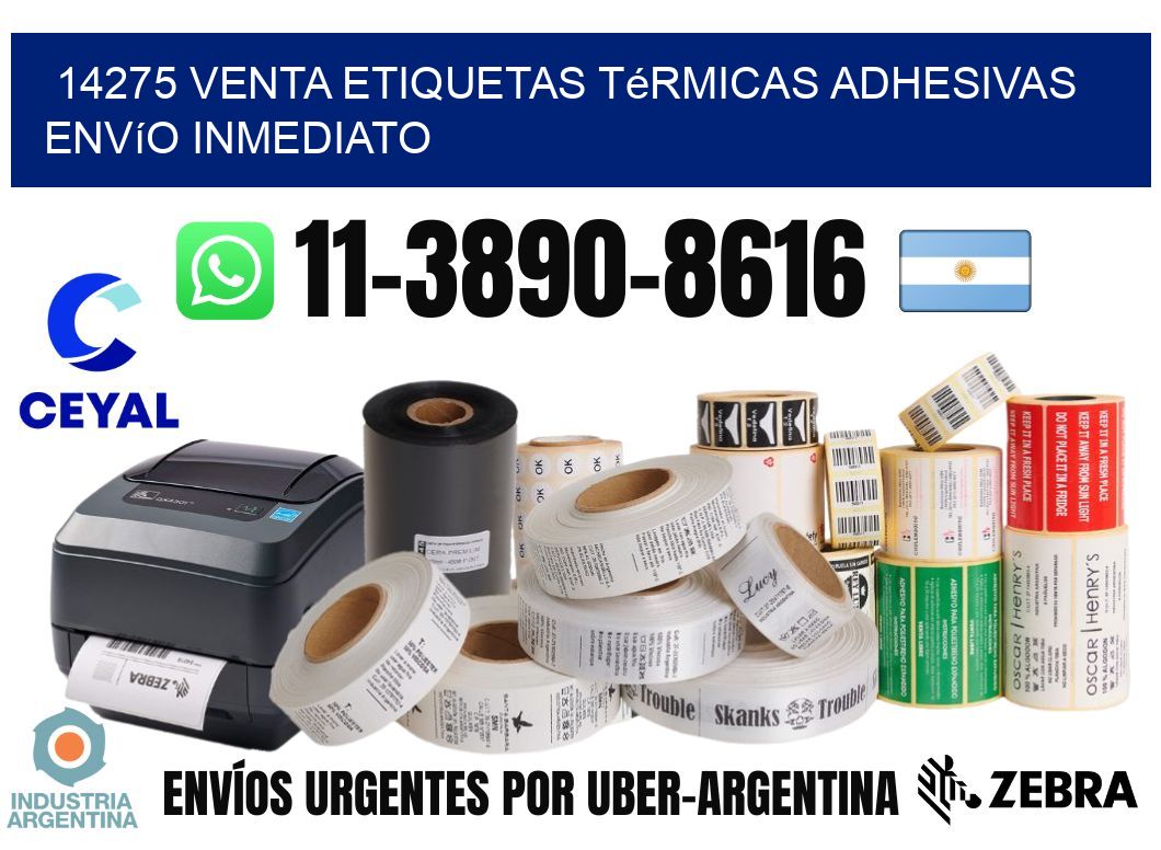 14275 venta etiquetas térmicas adhesivas envío inmediato