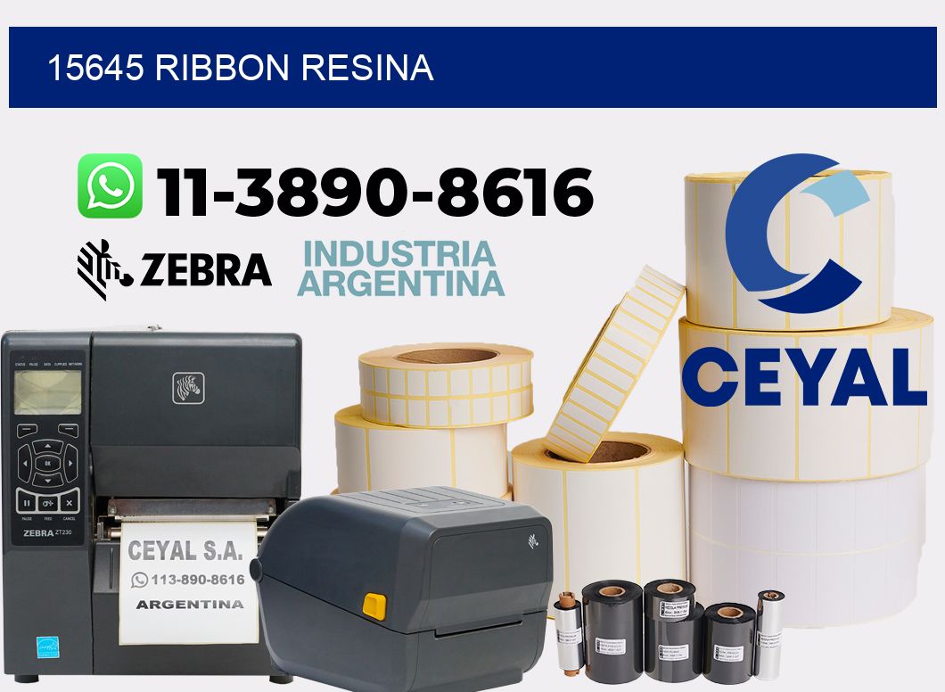 15645 ribbon resina