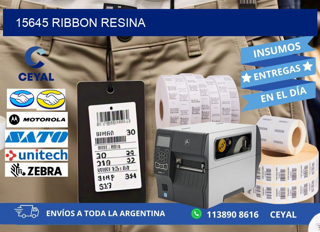 15645 ribbon resina