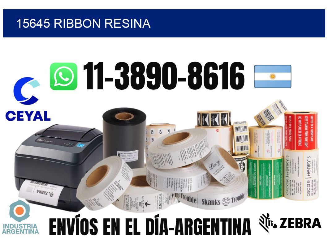 15645 ribbon resina