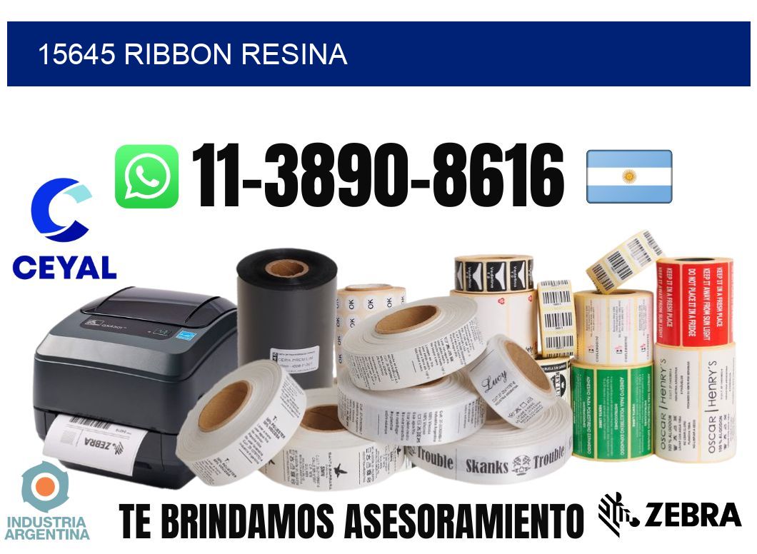 15645 ribbon resina