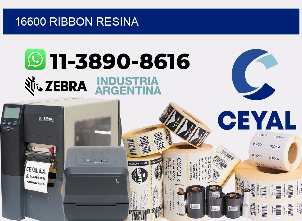 16600 ribbon resina