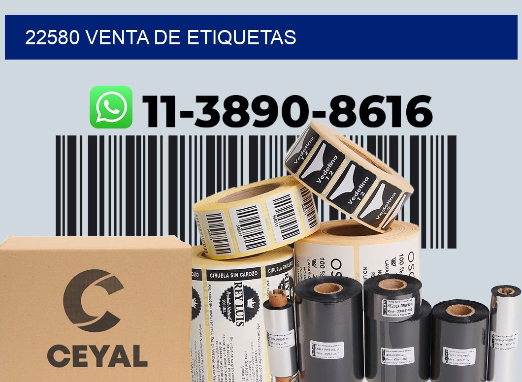 22580 venta de etiquetas
