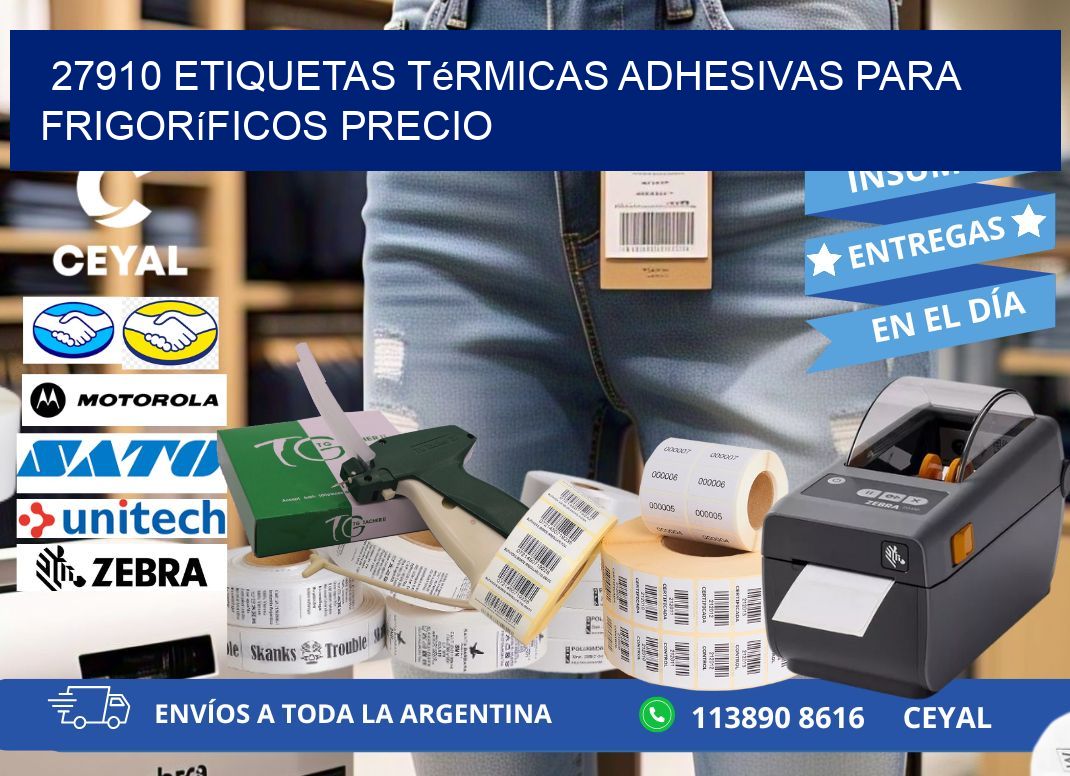 27910 etiquetas térmicas adhesivas para frigoríficos precio