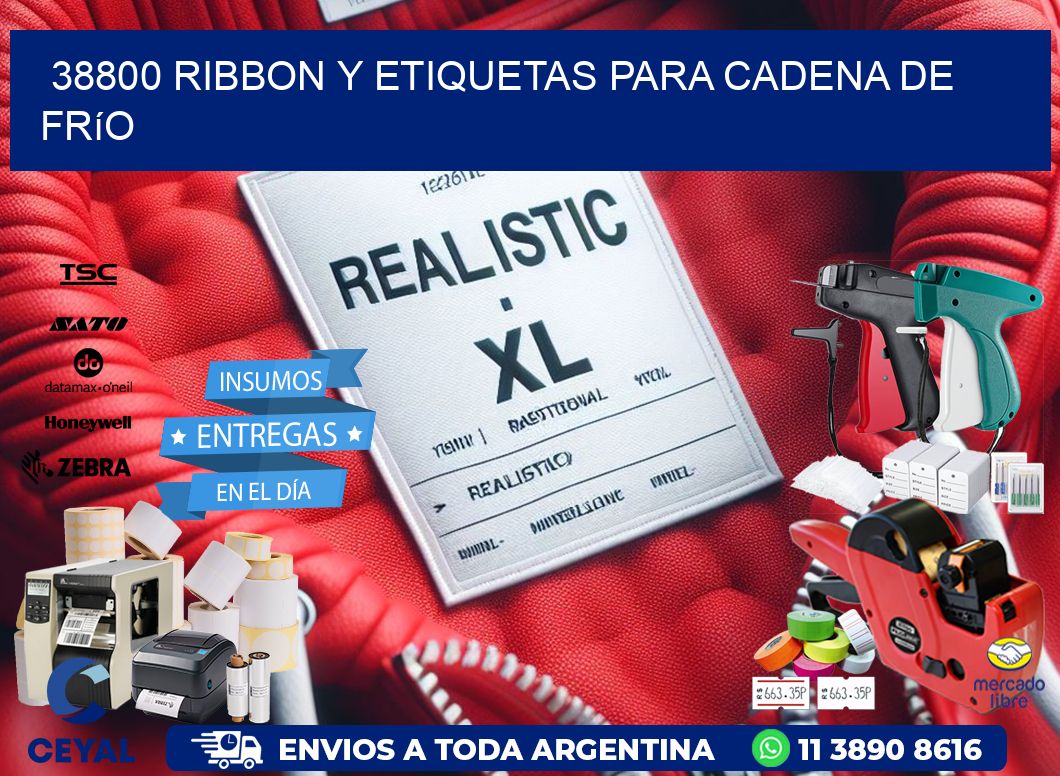 38800 ribbon y etiquetas para cadena de frío