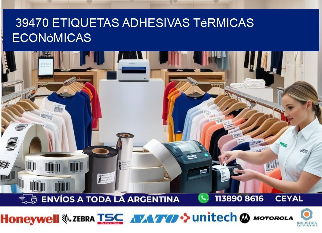39470 etiquetas adhesivas térmicas económicas