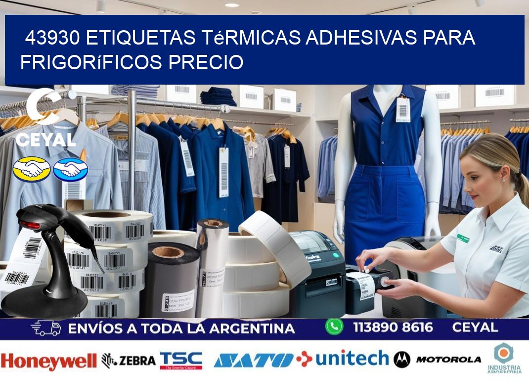 43930 etiquetas térmicas adhesivas para frigoríficos precio