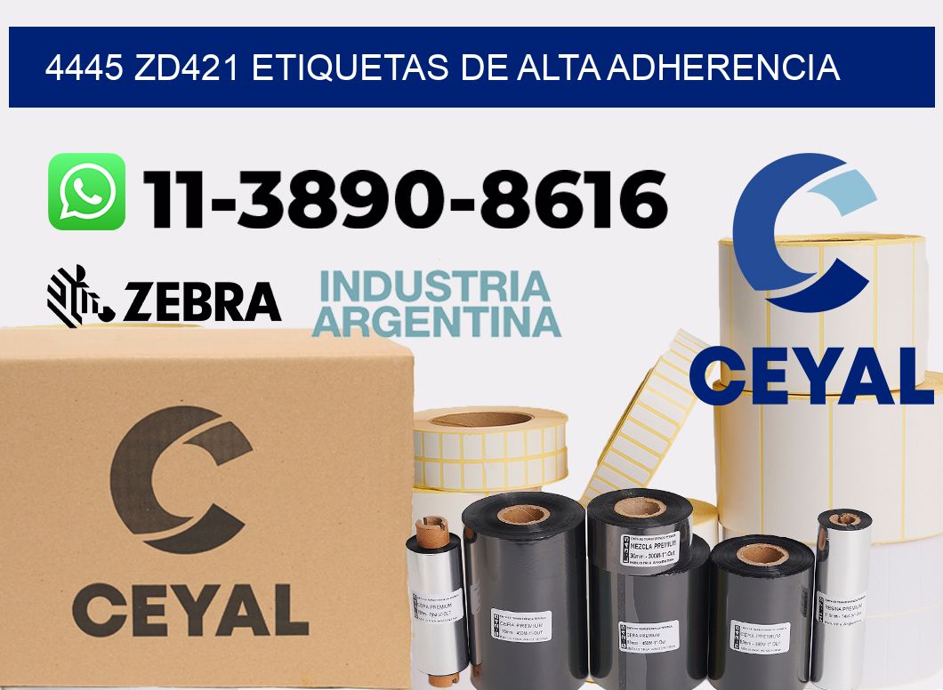 4445 zd421 etiquetas de alta adherencia