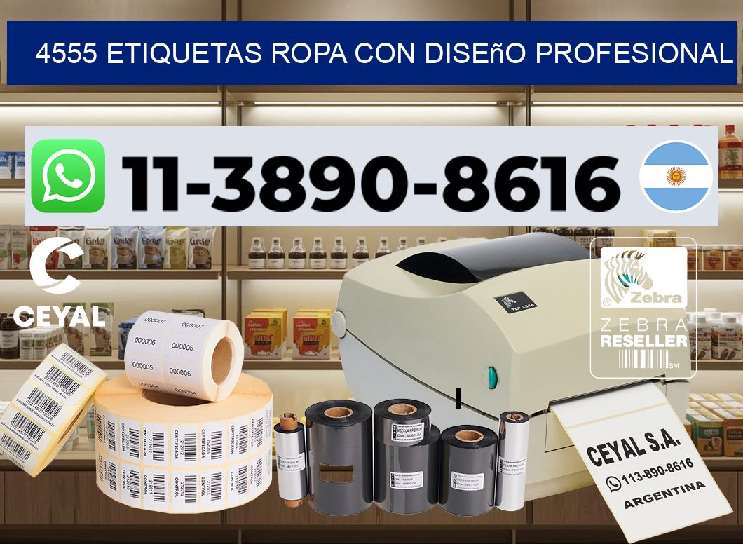 4555 Etiquetas ropa con diseño profesional