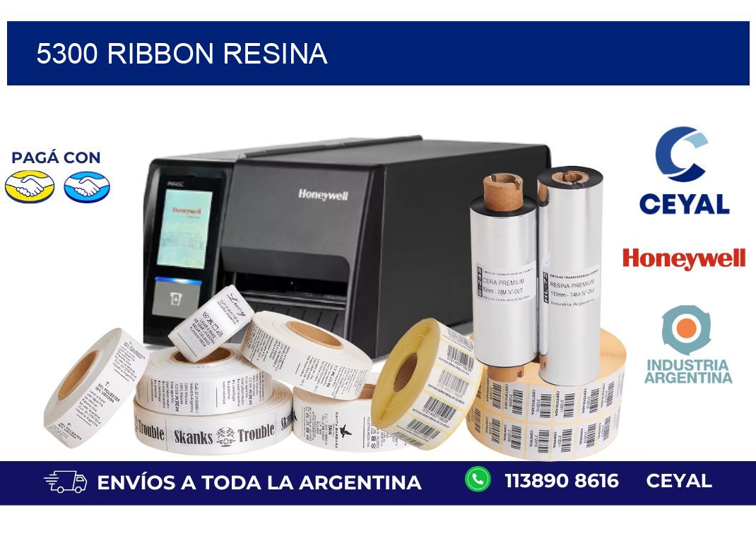 5300 ribbon resina