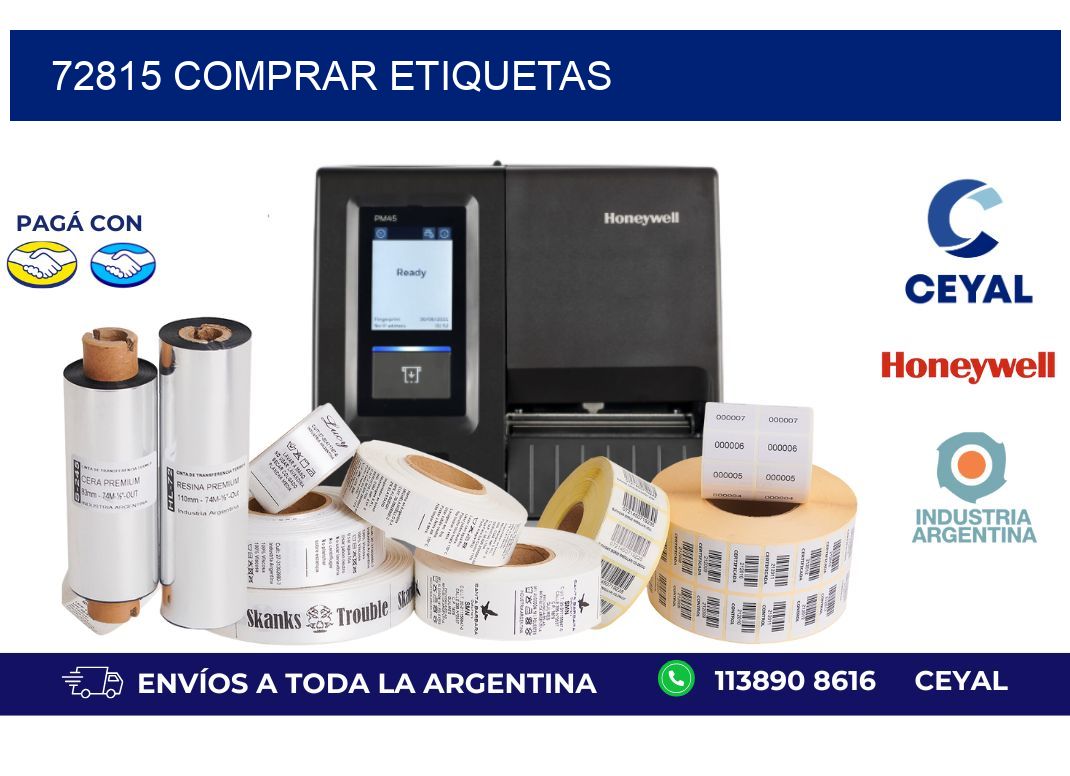 72815 comprar etiquetas