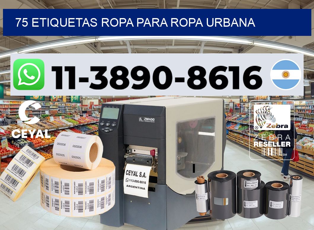 75 Etiquetas ropa para ropa urbana