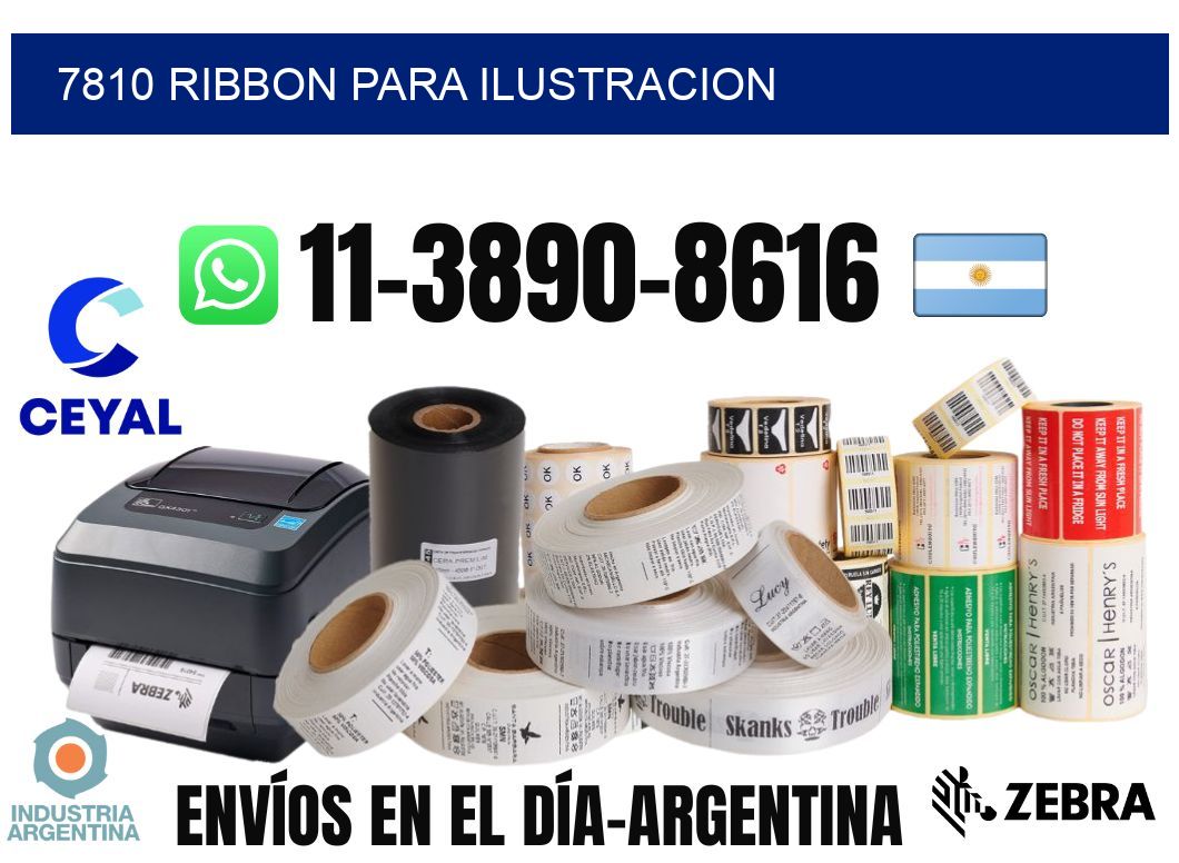 7810 ribbon para ilustracion