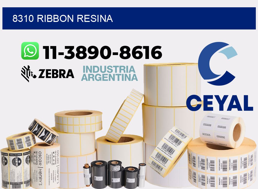 8310 ribbon resina