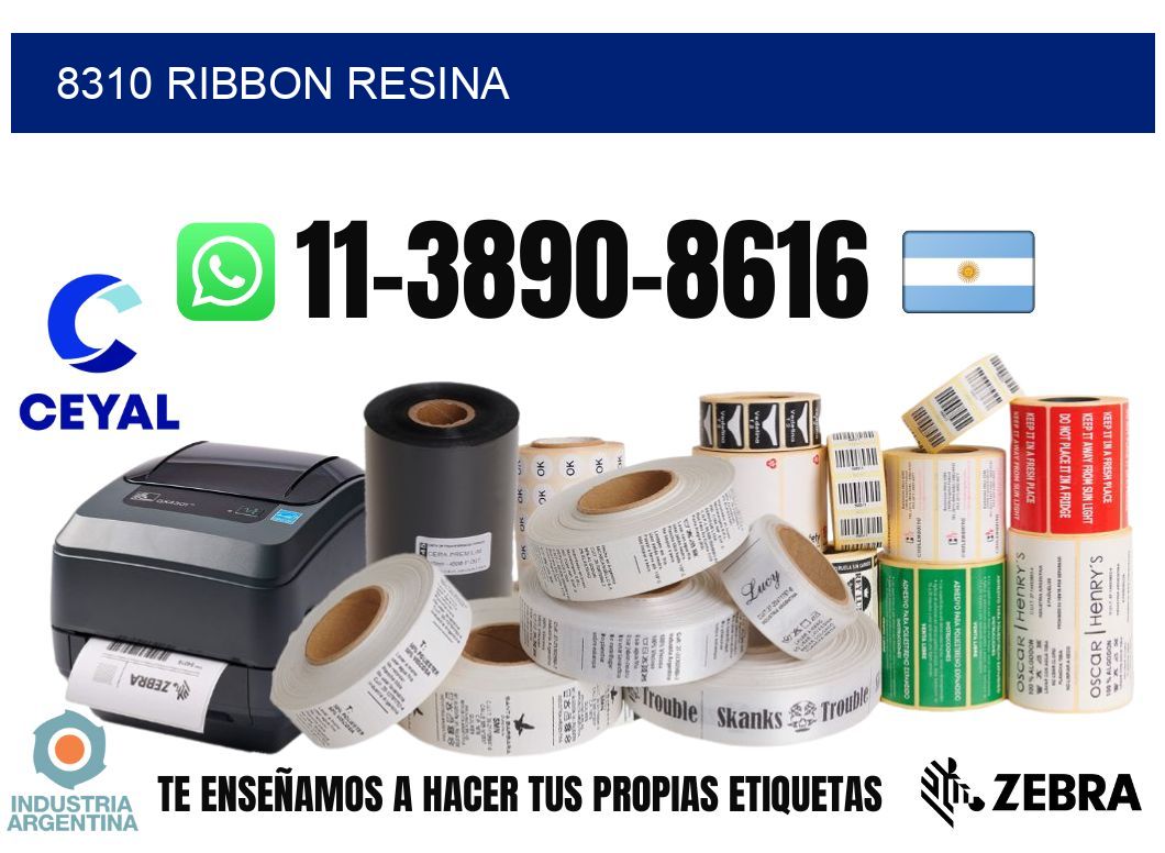 8310 ribbon resina