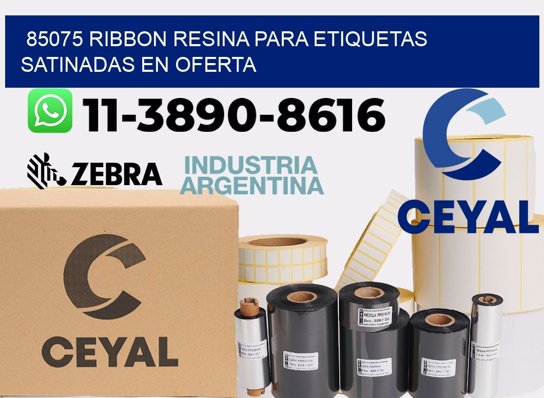 85075 ribbon resina para etiquetas satinadas en oferta