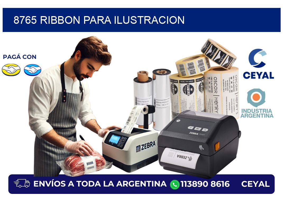 8765 ribbon para ilustracion