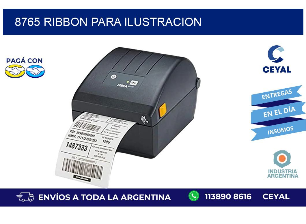 8765 ribbon para ilustracion
