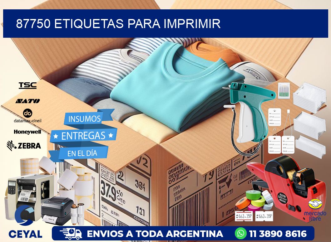 87750 etiquetas para imprimir