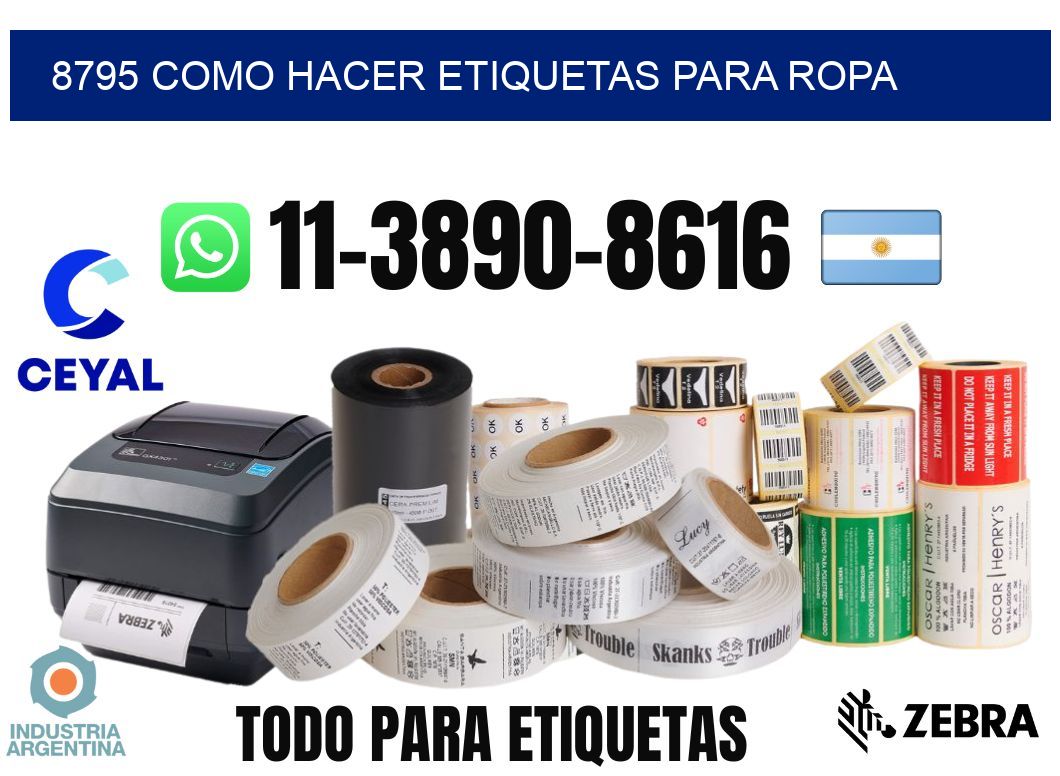 8795 como hacer etiquetas para ropa