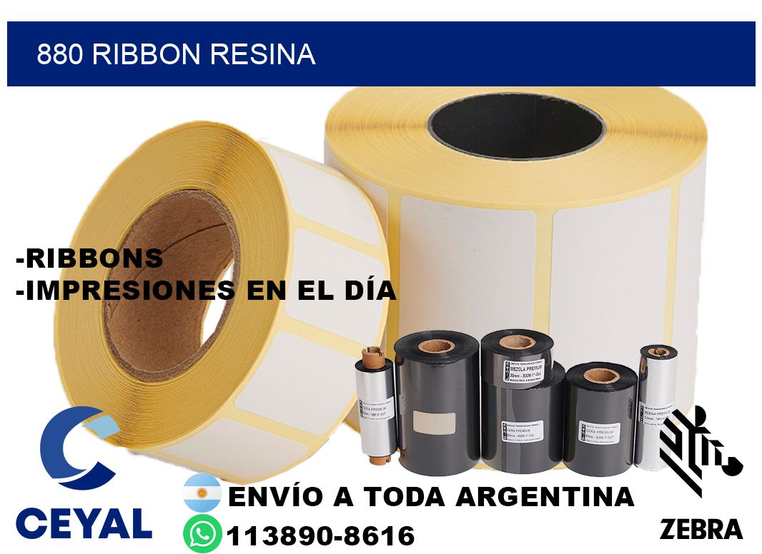 880 ribbon resina