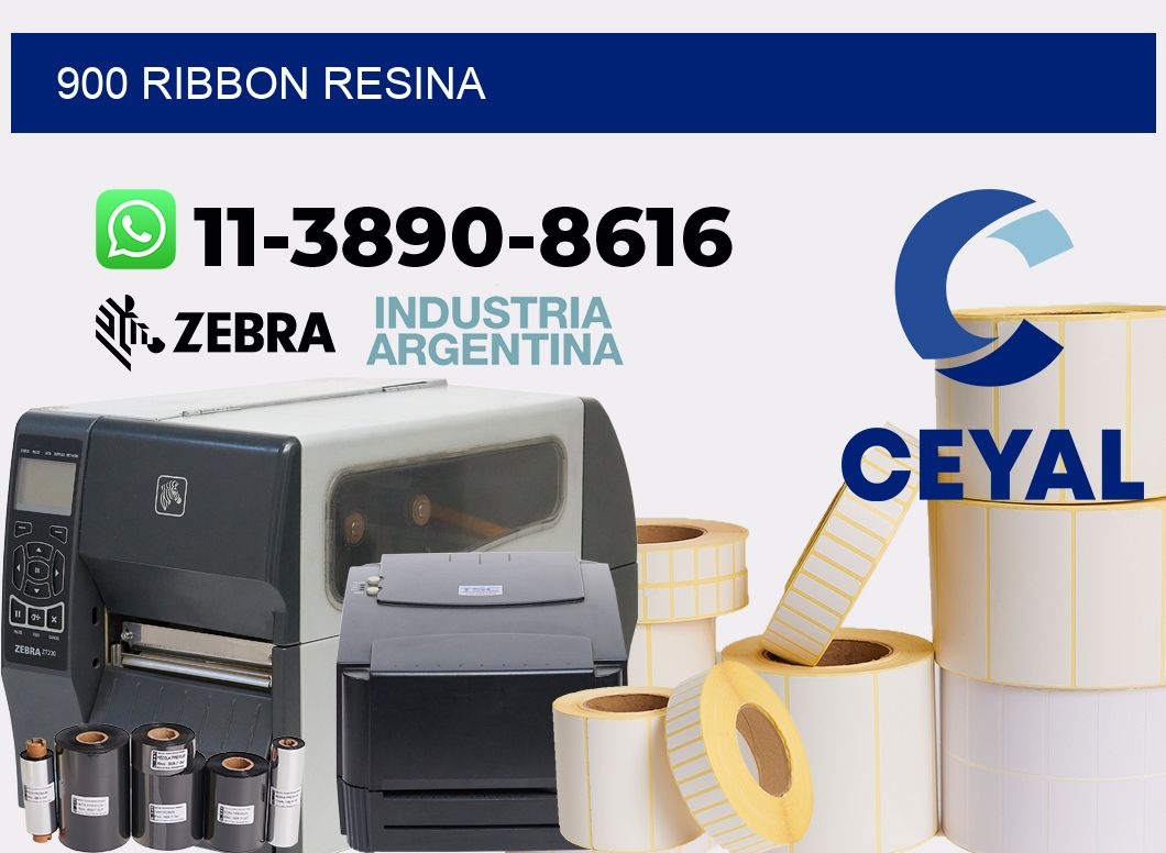 900 ribbon resina