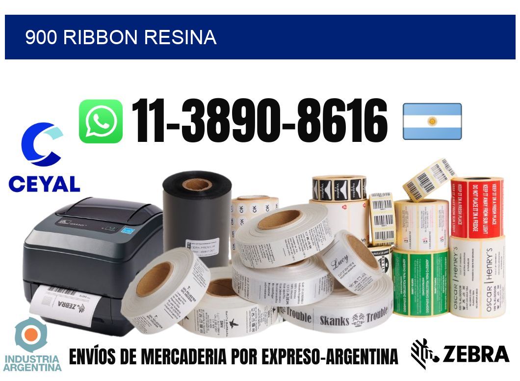900 ribbon resina