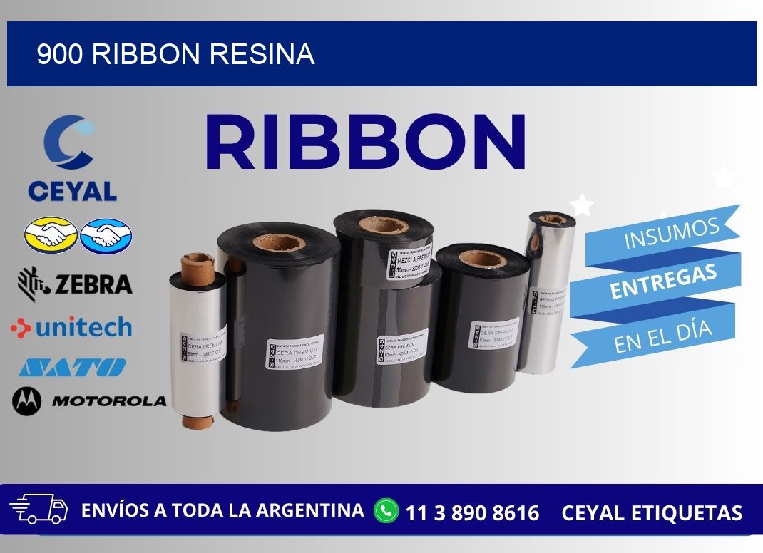 900 ribbon resina