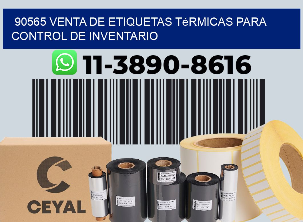 90565 venta de etiquetas térmicas para control de inventario