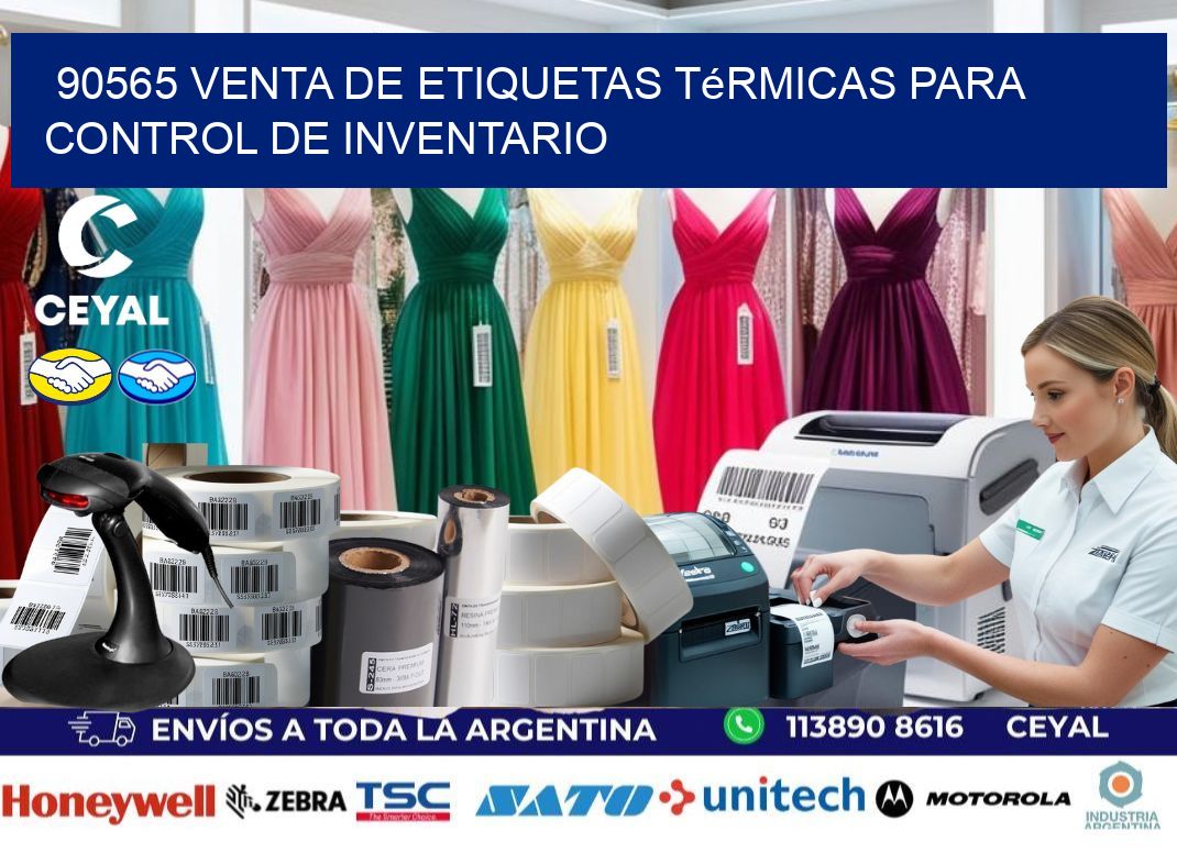 90565 venta de etiquetas térmicas para control de inventario