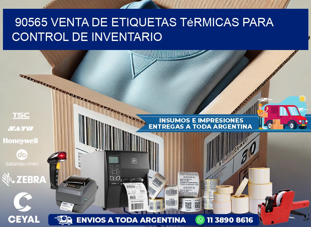 90565 venta de etiquetas térmicas para control de inventario