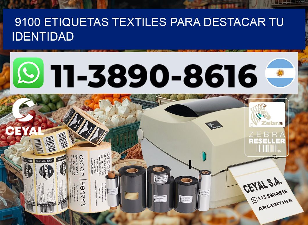 9100 Etiquetas textiles para destacar tu identidad