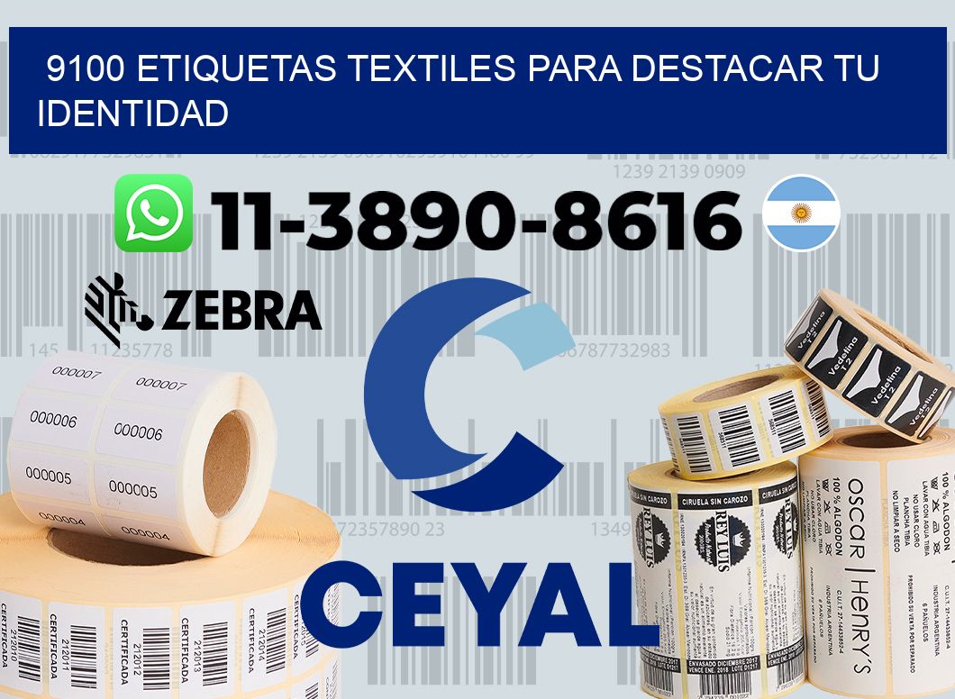 9100 Etiquetas textiles para destacar tu identidad