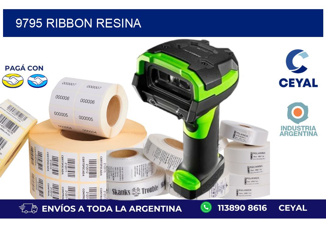 9795 ribbon resina