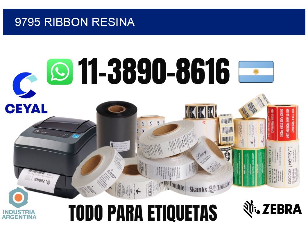 9795 ribbon resina