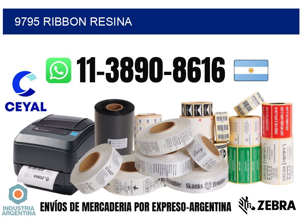 9795 ribbon resina