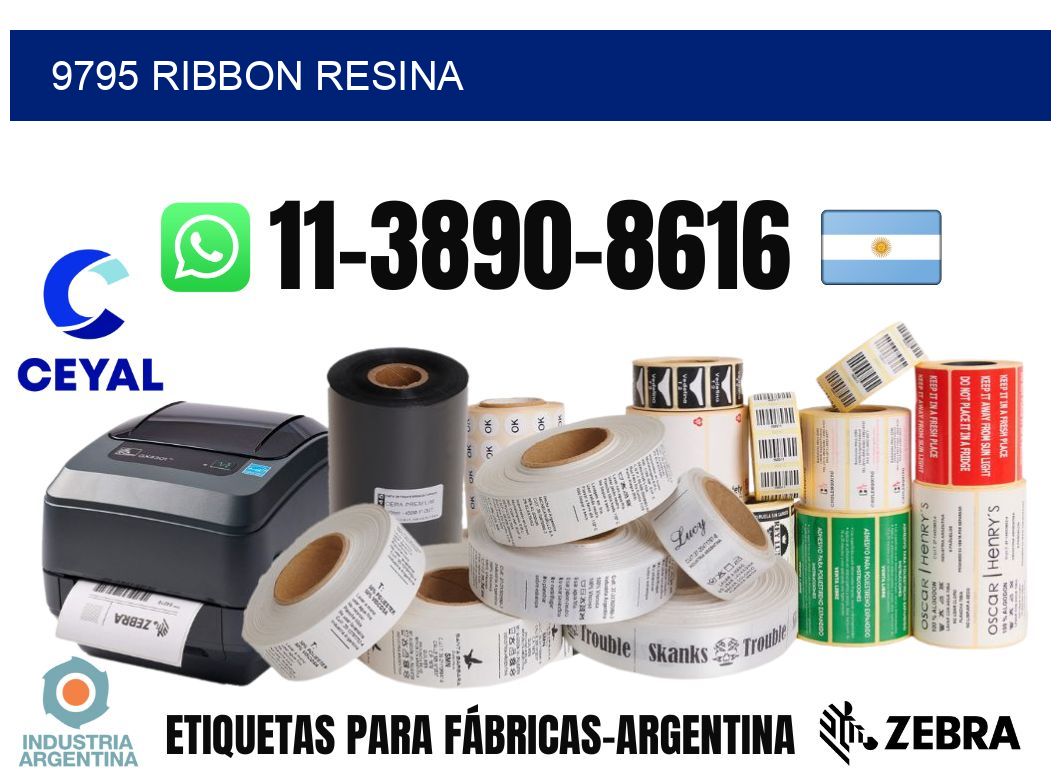 9795 ribbon resina