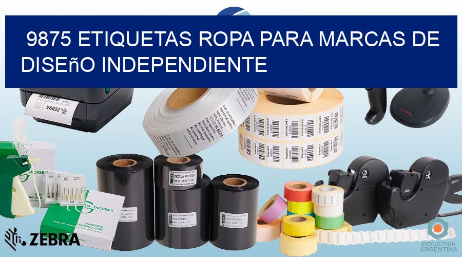 9875 Etiquetas ropa para marcas de diseño independiente