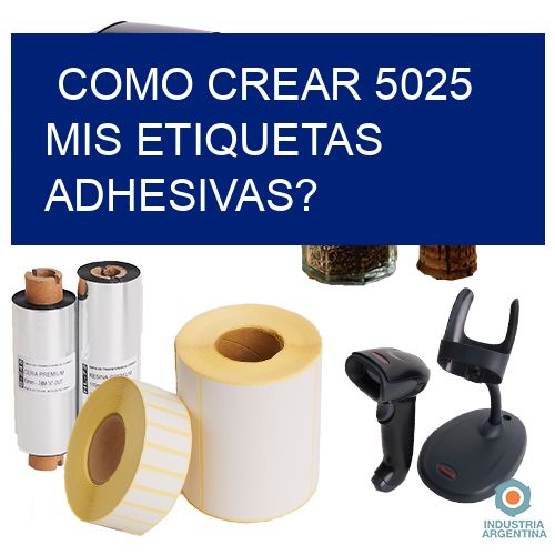como crear 5025 mis etiquetas adhesivas?