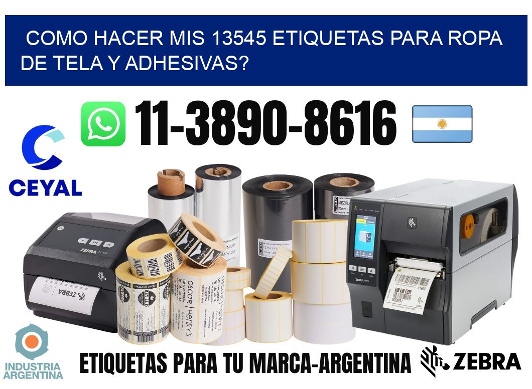como hacer mis 13545 etiquetas para ropa de tela y adhesivas?