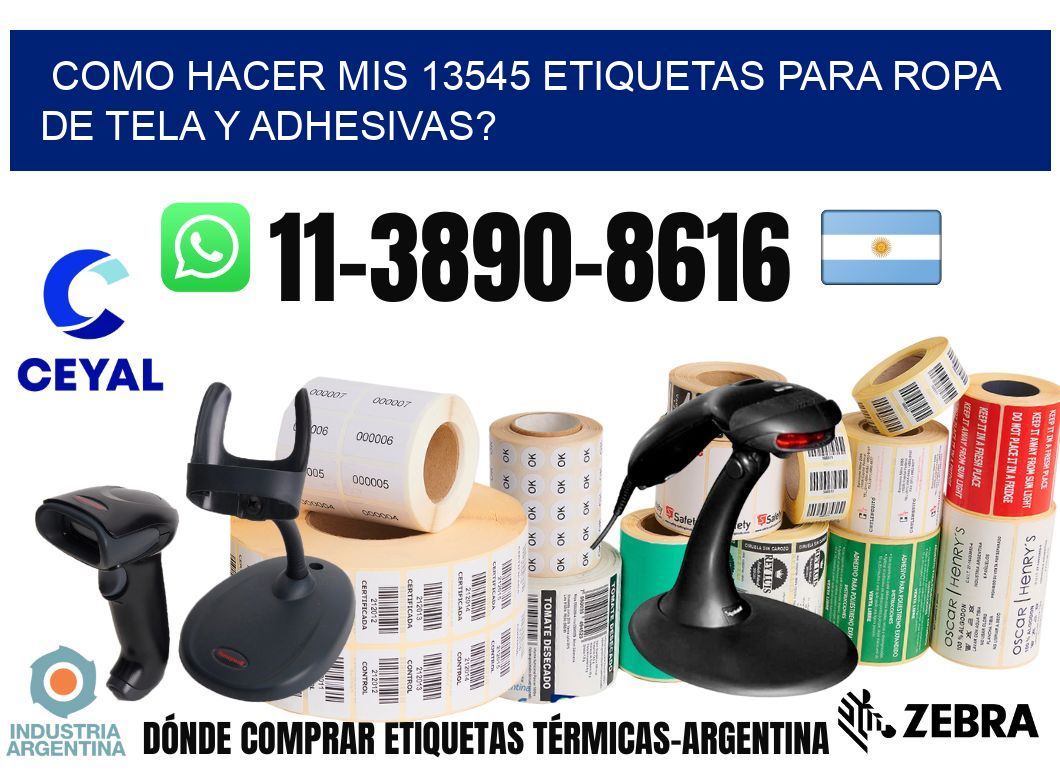 como hacer mis 13545 etiquetas para ropa de tela y adhesivas?