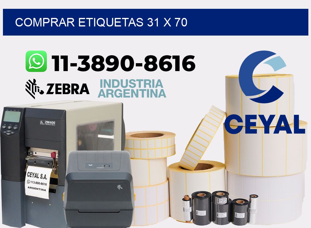 comprar etiquetas 31 x 70