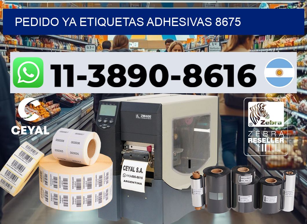 pedido ya etiquetas adhesivas 8675