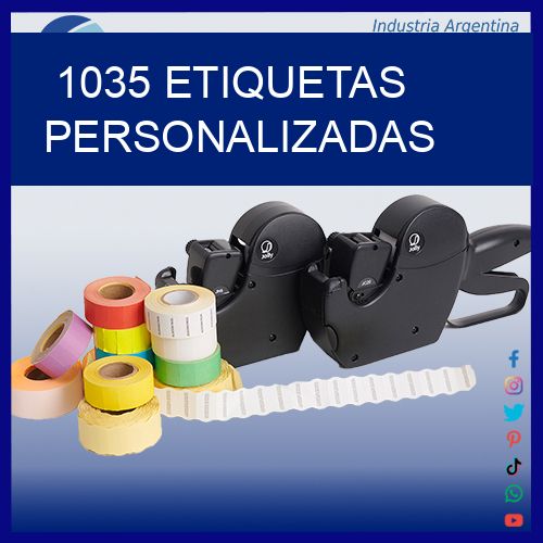 1035 etiquetas personalizadas