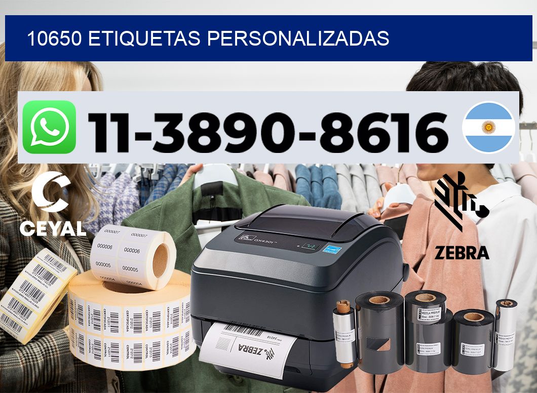 10650 etiquetas personalizadas